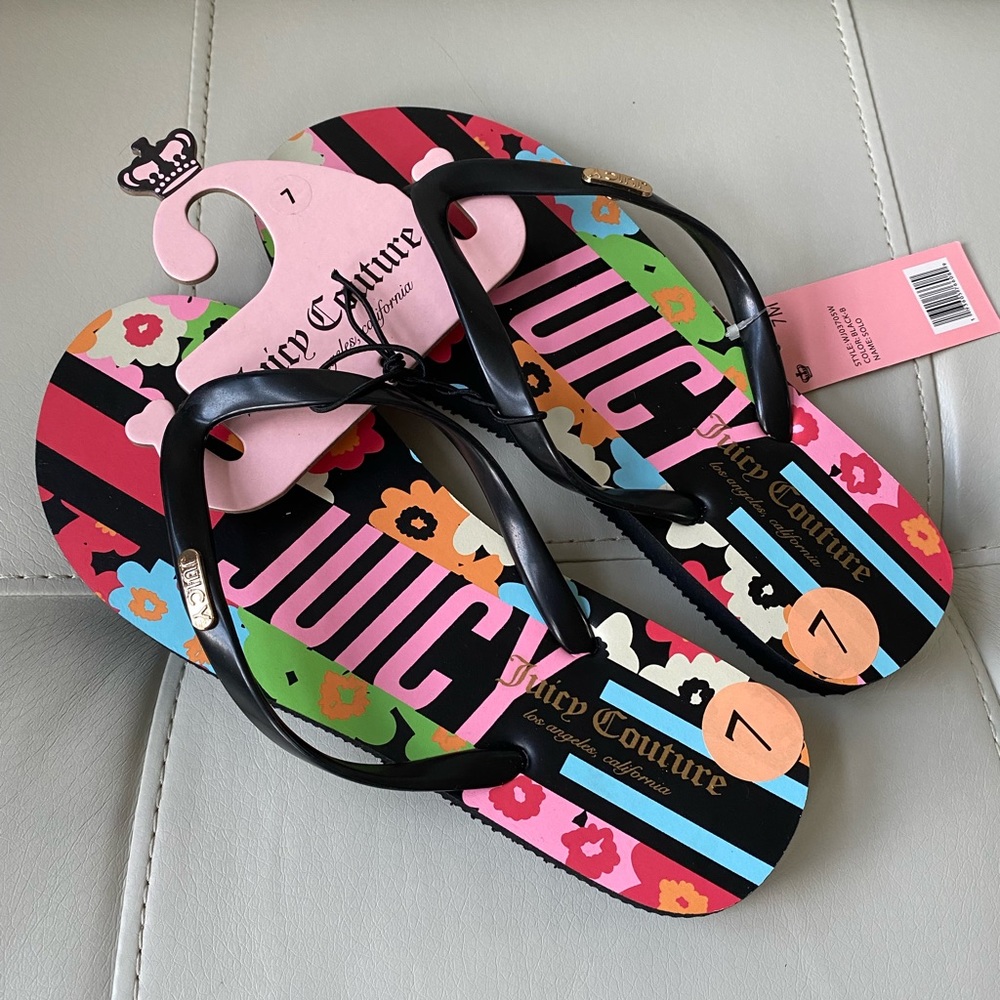 JUICY COUTURE SOLO flip flops